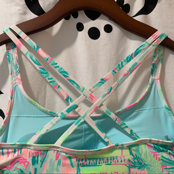 Lilly Pulitzer Avida Tennis Tank Perfect Match XXS - Picture 3 of 5